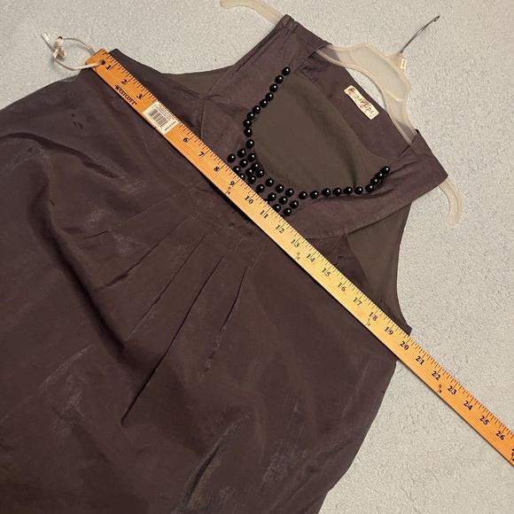 Maternity: Shimmering Gray /grey with Beaded Detail - Picture 10 of 10